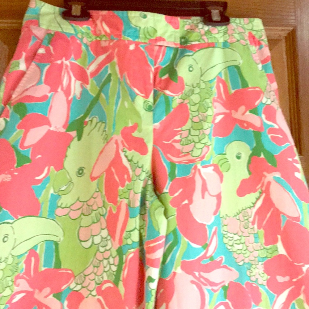 Lilly excellent condition wide leg pants size 8